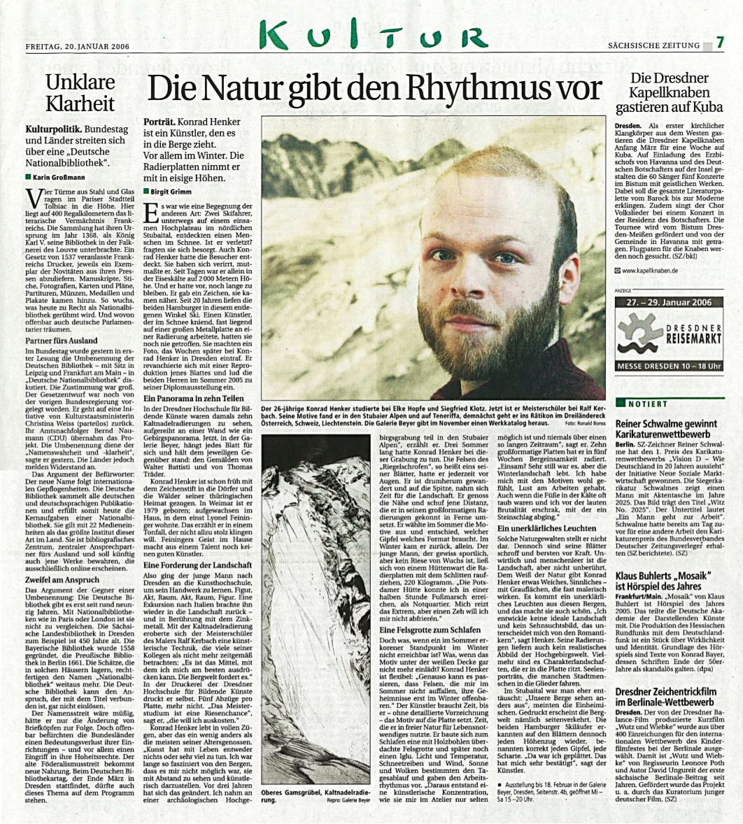 Sächsische Zeitung, 20.01.2006